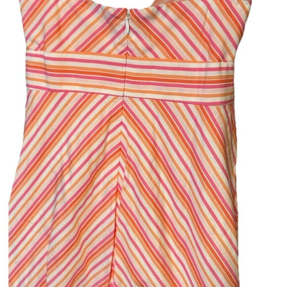 J.Crew Striped Empire Waist Sundress Womens Size 4 Spaghetti Strap Y2K Beach - Picture 6 of 9